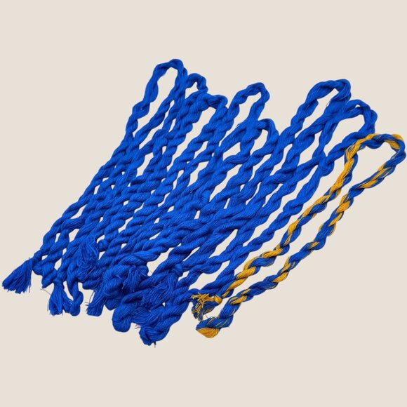 Lot of 20 Embroidery Floss Yarn Needlepoint Crewel Red Blue Gold New - Picture 3 of 4